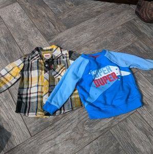 2 tops for toddler boys